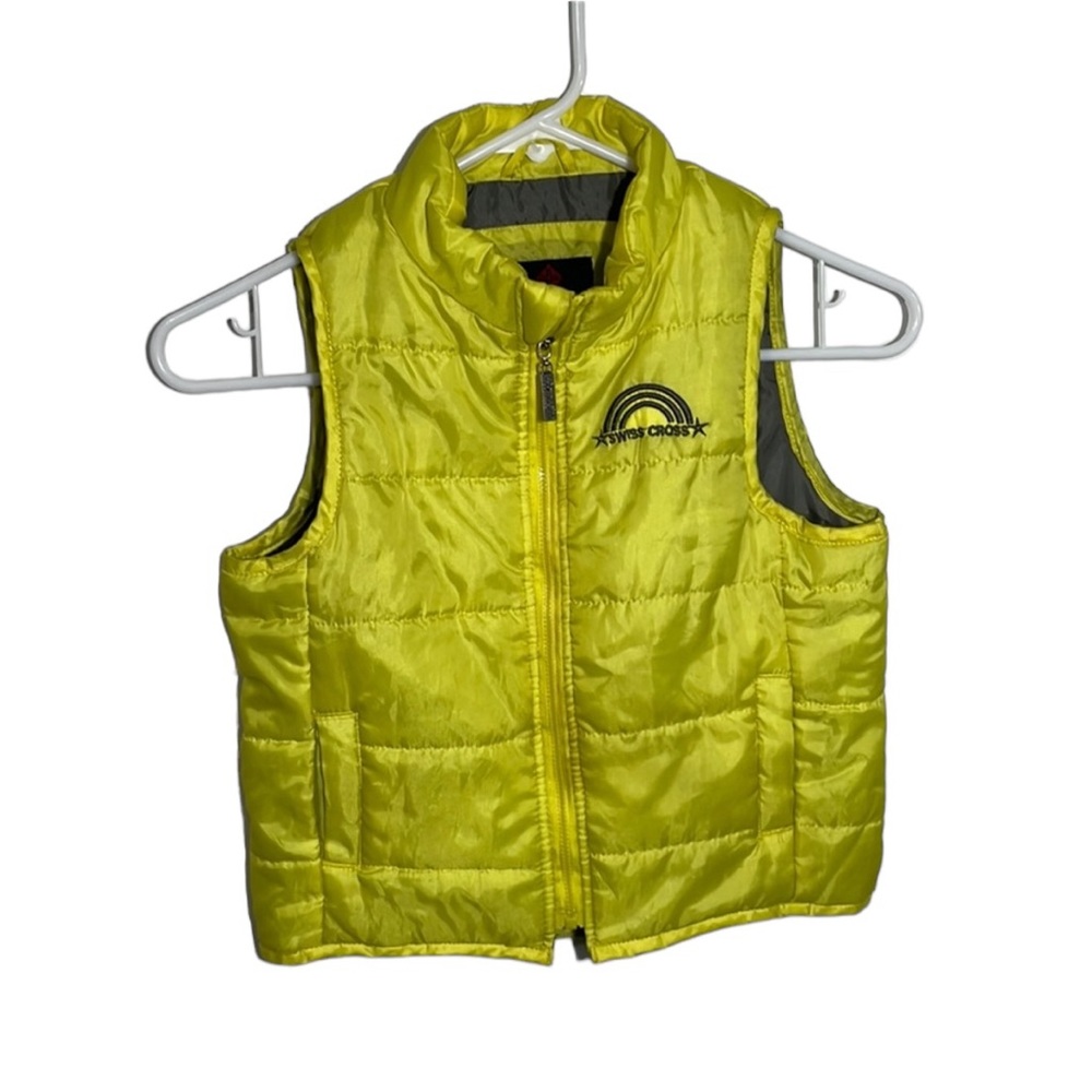 Swiss Cross Kids Yellow Vest Size 4T